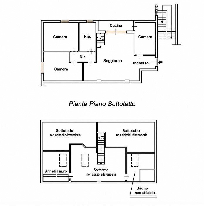 1 - Appartamento all'asta Via Pisanello 27/B, Ameglia - planimetria 1