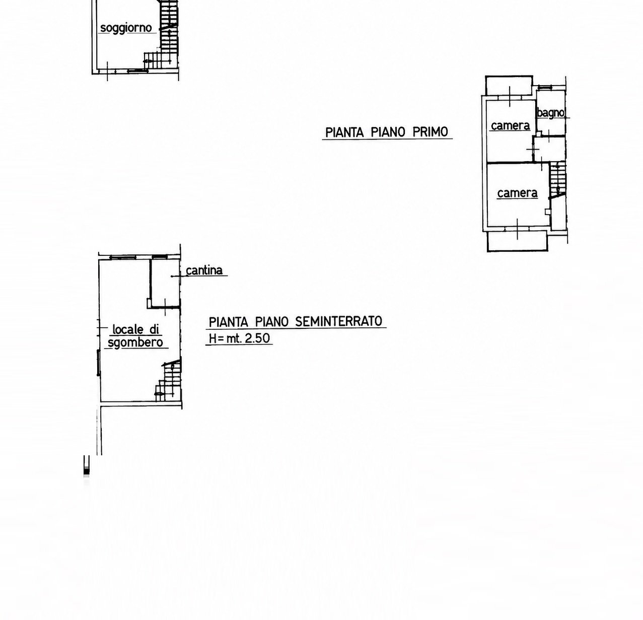 7 - Villa at auction Via Isonzo 6, Volvera - floor plans 1