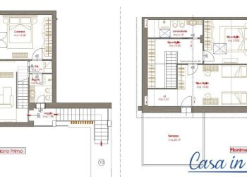 Planimetria n.10 - Four-room apartment Via Cà Bacchino, San Clemente - photo 14