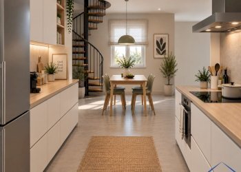 render cucina - Trilocale Via dei Pioppi, Bellaria-Igea Marina - foto 11