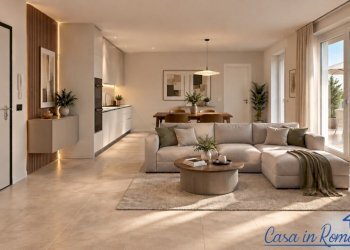 Render sala - Bilocale Via dei Pioppi, Bellaria-Igea Marina - foto 1