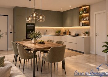Render cucina - Bilocale Via dei Pioppi, Bellaria-Igea Marina - foto 2