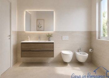 Render bagno 2 - Bilocale Via Ubaldo Marchi, Rimini - foto 9
