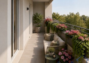 Render balcone - Bilocale Via Ubaldo Marchi, Rimini - foto 11