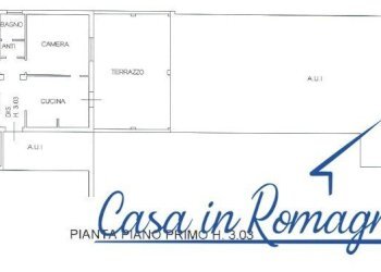 Immagine piantina piano primo .jpg - Three-family Villa Via Aponia, Rimini - photo 11