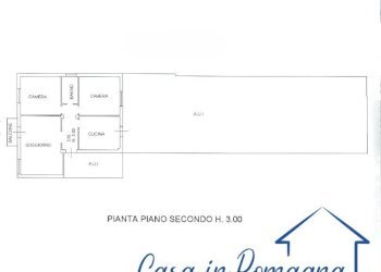 Immagine piantina piano secondo.jpg - Three-family Villa Via Aponia, Rimini - photo 12
