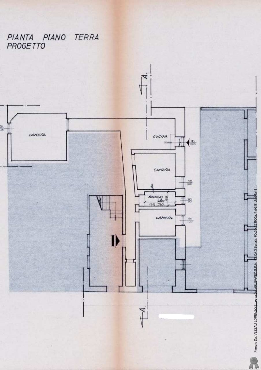 Planimetria - Appartamento Via Dante da Castiglione, Firenze - planimetria 1