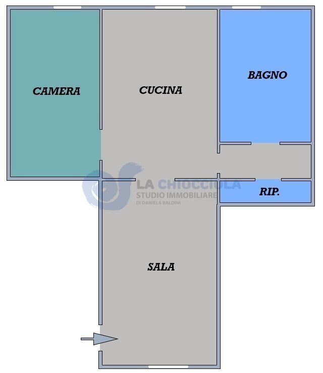 A475.jpg - Trilocale VIA TURATI, Bologna (zona Saragozza) - planimetria 1