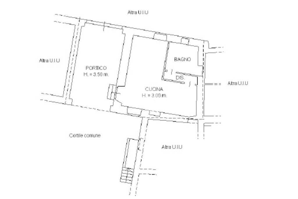 Rustico Strada Camporosso, Villarbasse - planimetria 1
