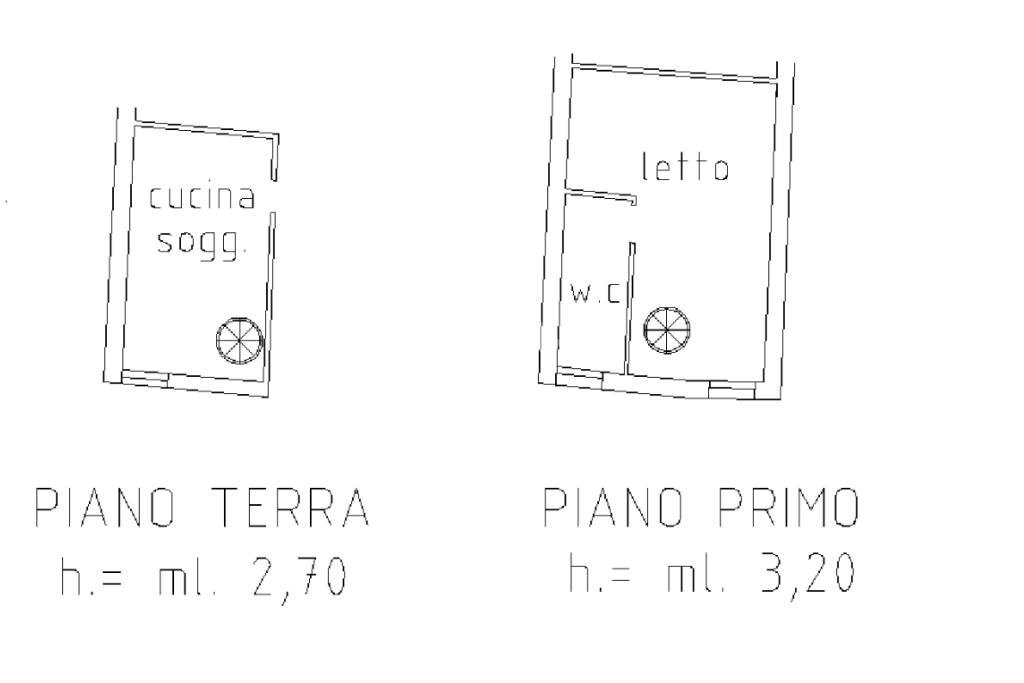 Two-room apartment Via Contrada Chiaramonti, Cesena - floor plans 1
