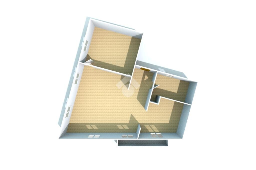 Three-room apartment Via Carducci, Asti - floor plans 1