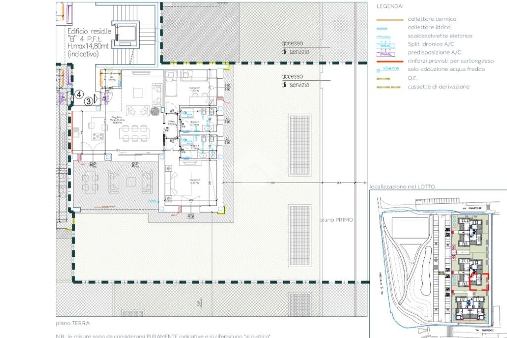 Trilocale Nuova Costruzione Via Prampolini, Novate Milanese - planimetria 1