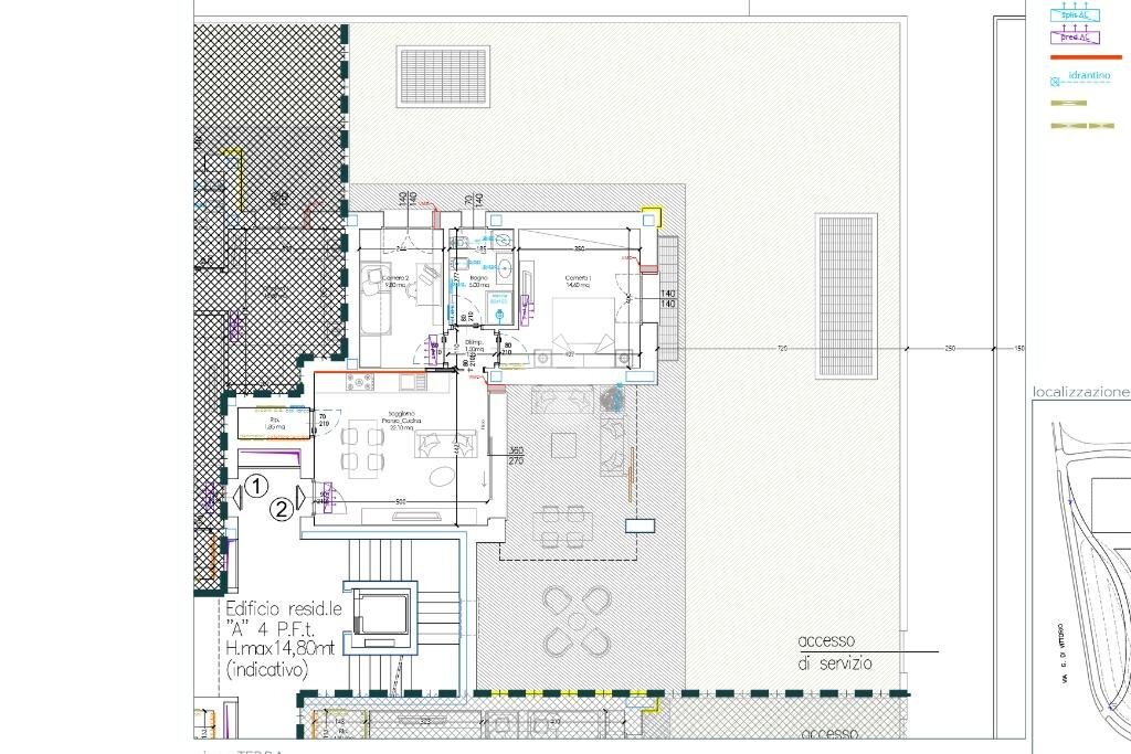Trilocale Nuova Costruzione Via Prampolini, Novate Milanese - planimetria 1