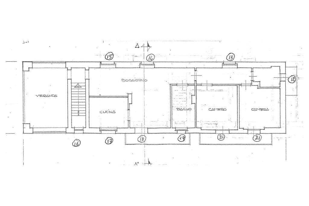 Four-room apartment Via Cuneo, Fossano - floor plans 1
