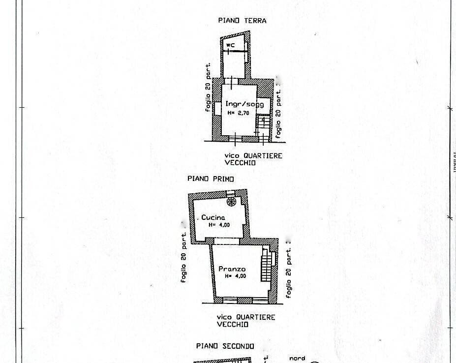 Casa indipendente Quartiere Vecchio, Casarano - planimetria 1