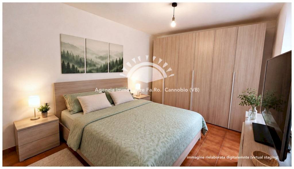 Camera da letto - Quadrilocale Casali Socragno, Cannobio - foto 3
