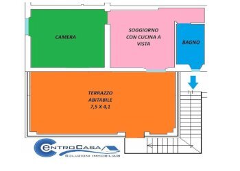 Planimetria - Bilocale Bologna (zona Lame) - foto 32