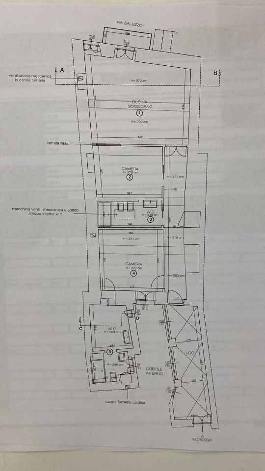 Appartamento Via Roma, Cuneo (zona Centro Storico) - planimetria 1