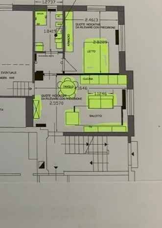 Two-room apartment Via Castelletto Stura, hamlet Madonna Delle Grazie, Cuneo - floor plans 1