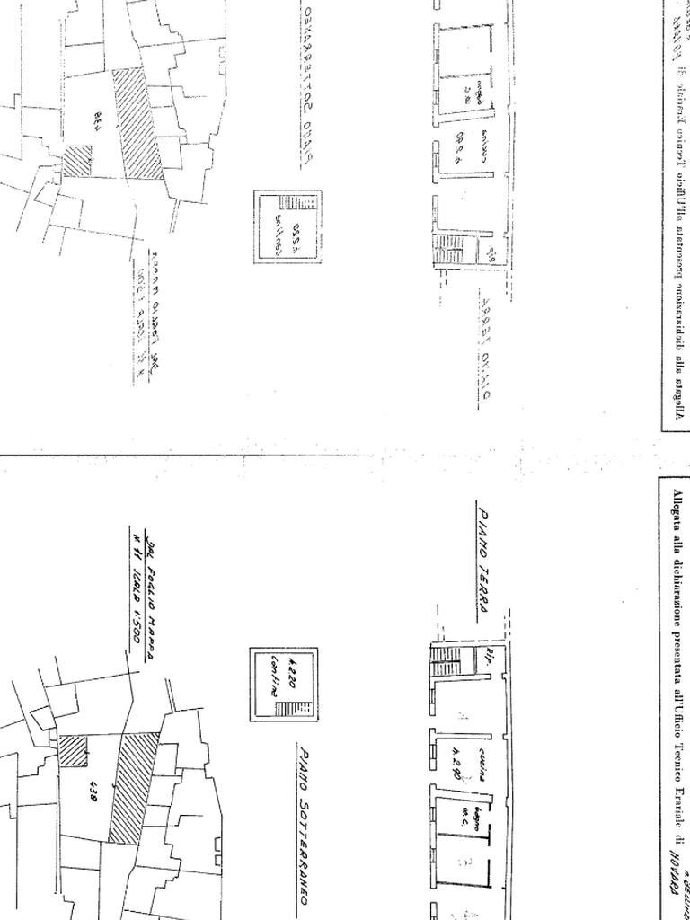Four-room apartment Via G. Matteotti, Bellinzago Novarese - floor plans 1
