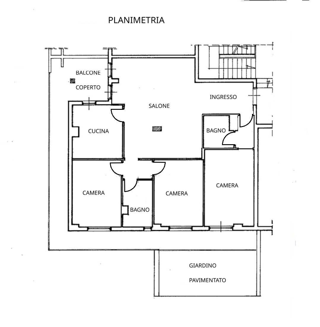 Foto 25 - Four-room apartment via Ticino
 
61, Monterotondo - floor plans 1
