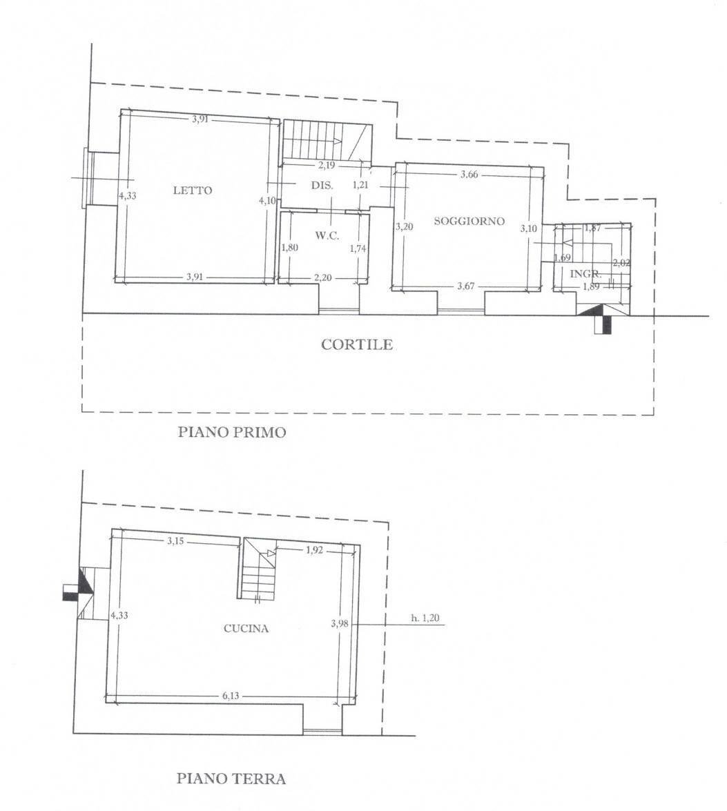 Foto 12 - Casa indipendente Via Giordano Bruno
 
11, Noto - planimetria 1
