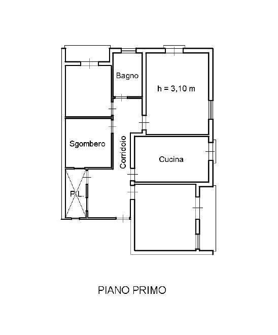 Foto 13 - Appartamento Via Acero
 
61, Scicli - planimetria 1