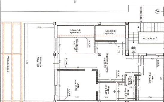 Foto 17 - Four-room apartment Via Taormina, Modica - floor plans 1