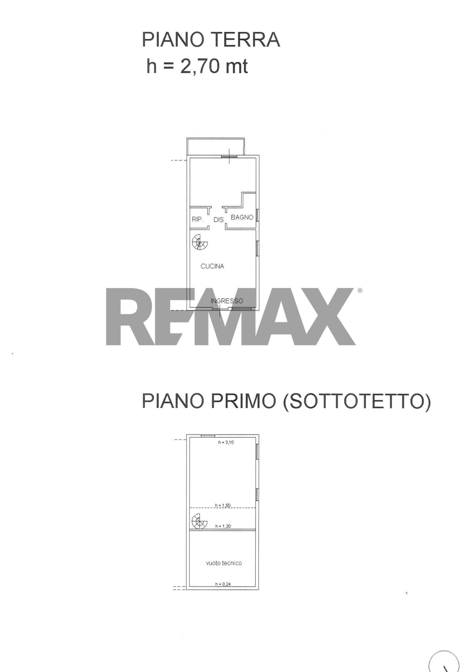 Pianta 2D - Semi-detached house Contrada foce
 
snc, Rocca San Giovanni - floor plans 1