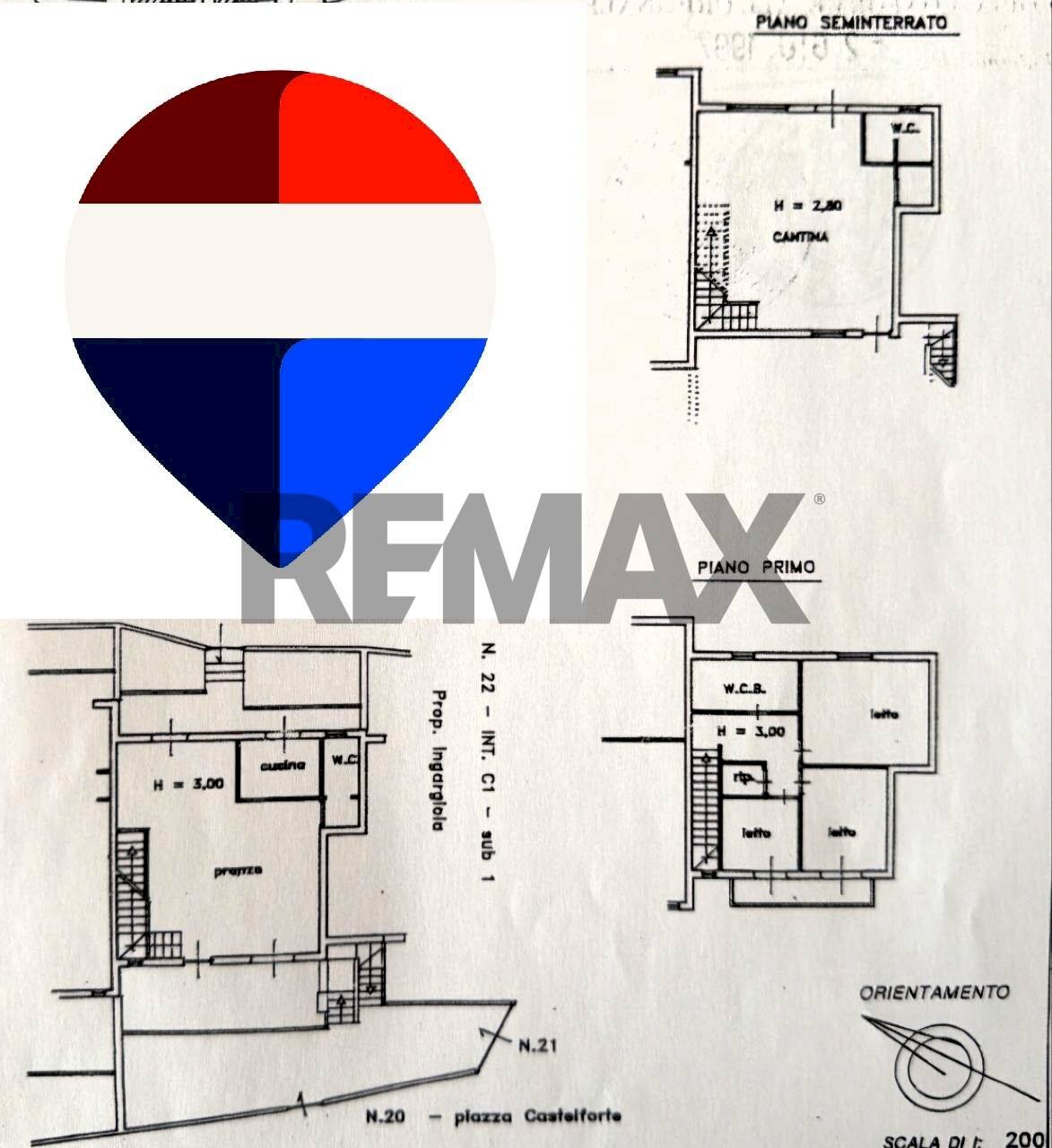 Pianta 2D - Independent house Piazza Castelforte
 
20, Palermo - floor plans 1