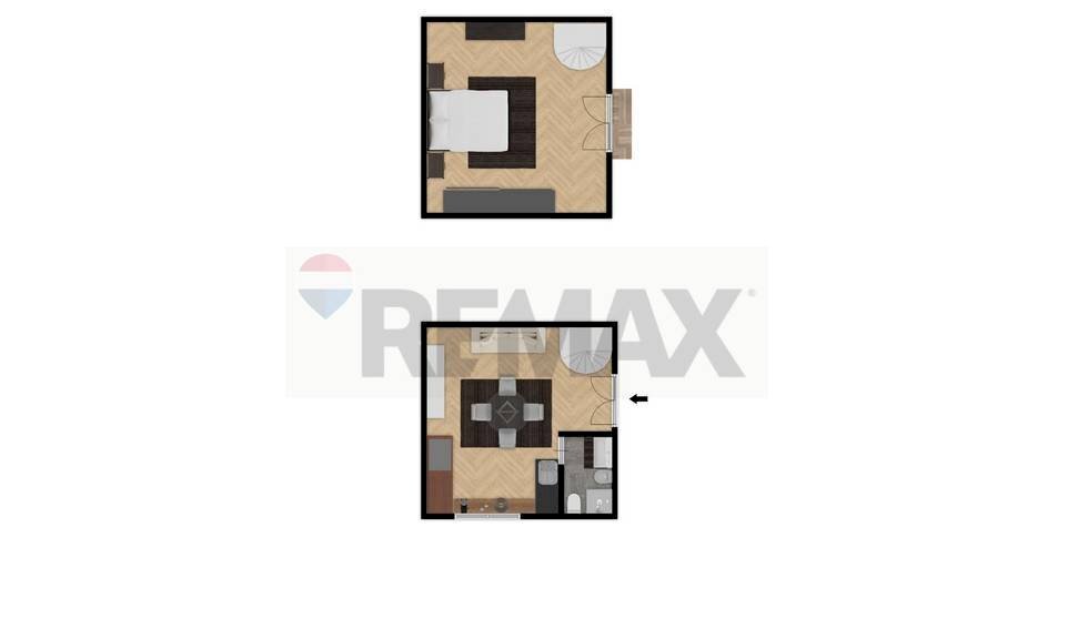 Pianta 2D - Two-room apartment Via Pescitello
 
30, Catania - floor plans 1