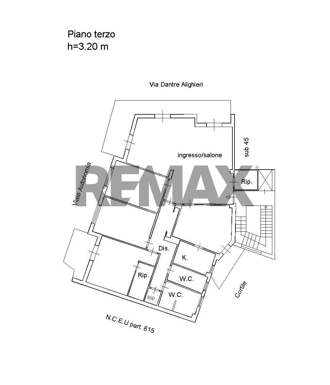 Pianta 2D - Apartment Viale Dante Alighieri
 
91, Caltagirone - floor plans 1