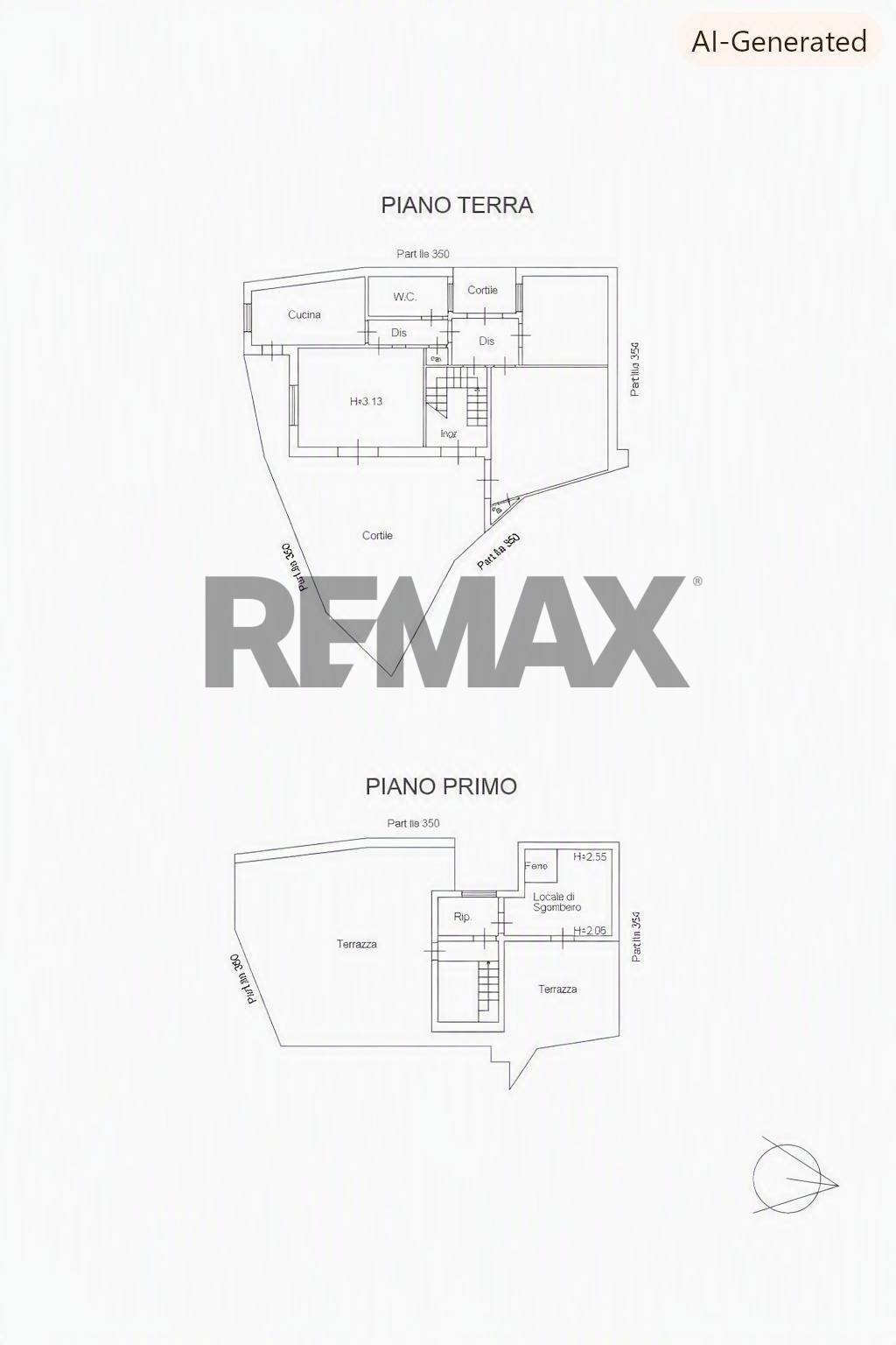 Pianta 2D - Independent house via porto salvo
 
79, Aci Catena - floor plans 1