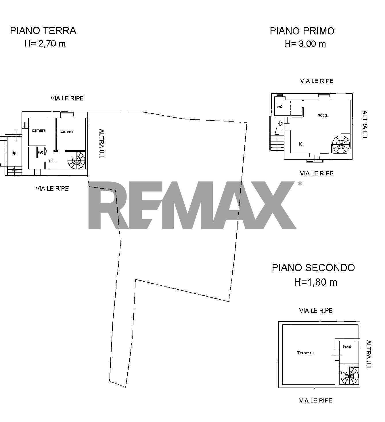 Pianta 2D - Four-room apartment Via Le Ripe
 
78-80, Peschici - floor plans 1