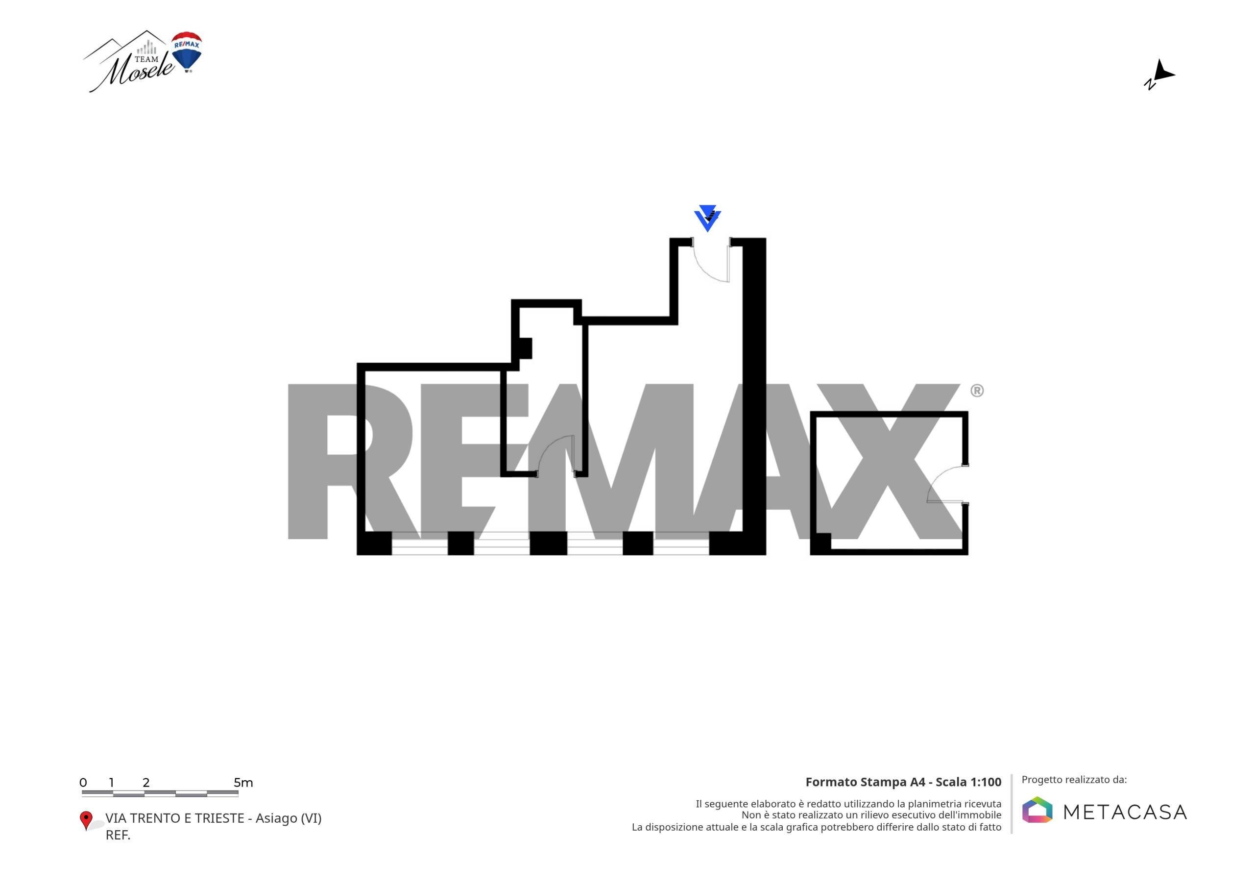 Pianta 2D - Three-room apartment VIA TRENTO E TRIESTE
 
11, Asiago - floor plans 1
