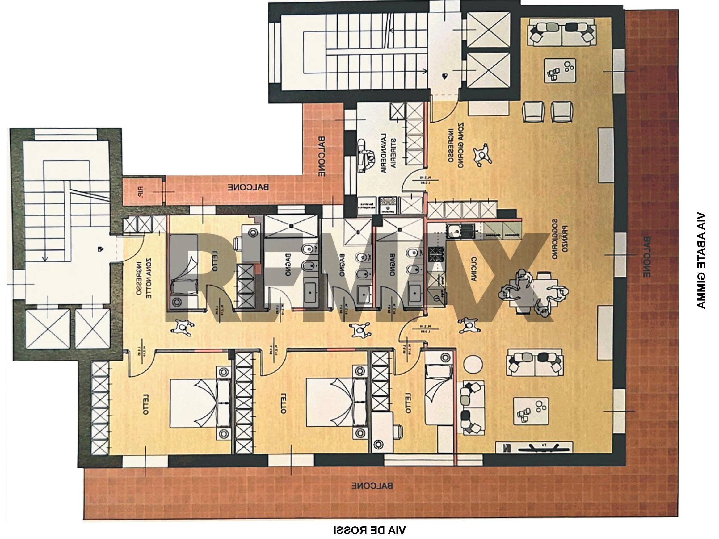 Pianta 2D - Apartment Via Abate Giacinto Gimma
 
171, Bari - photo 1