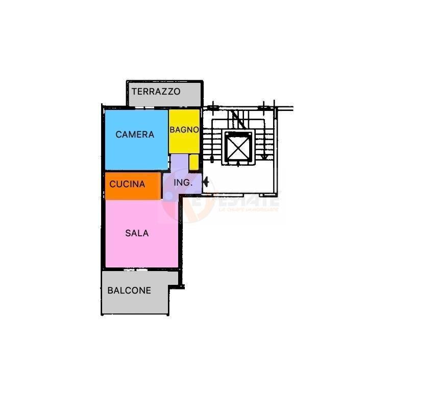 Foto 33 - Three-room apartment via Kennedy
 
28, Sassari - floor plans 1