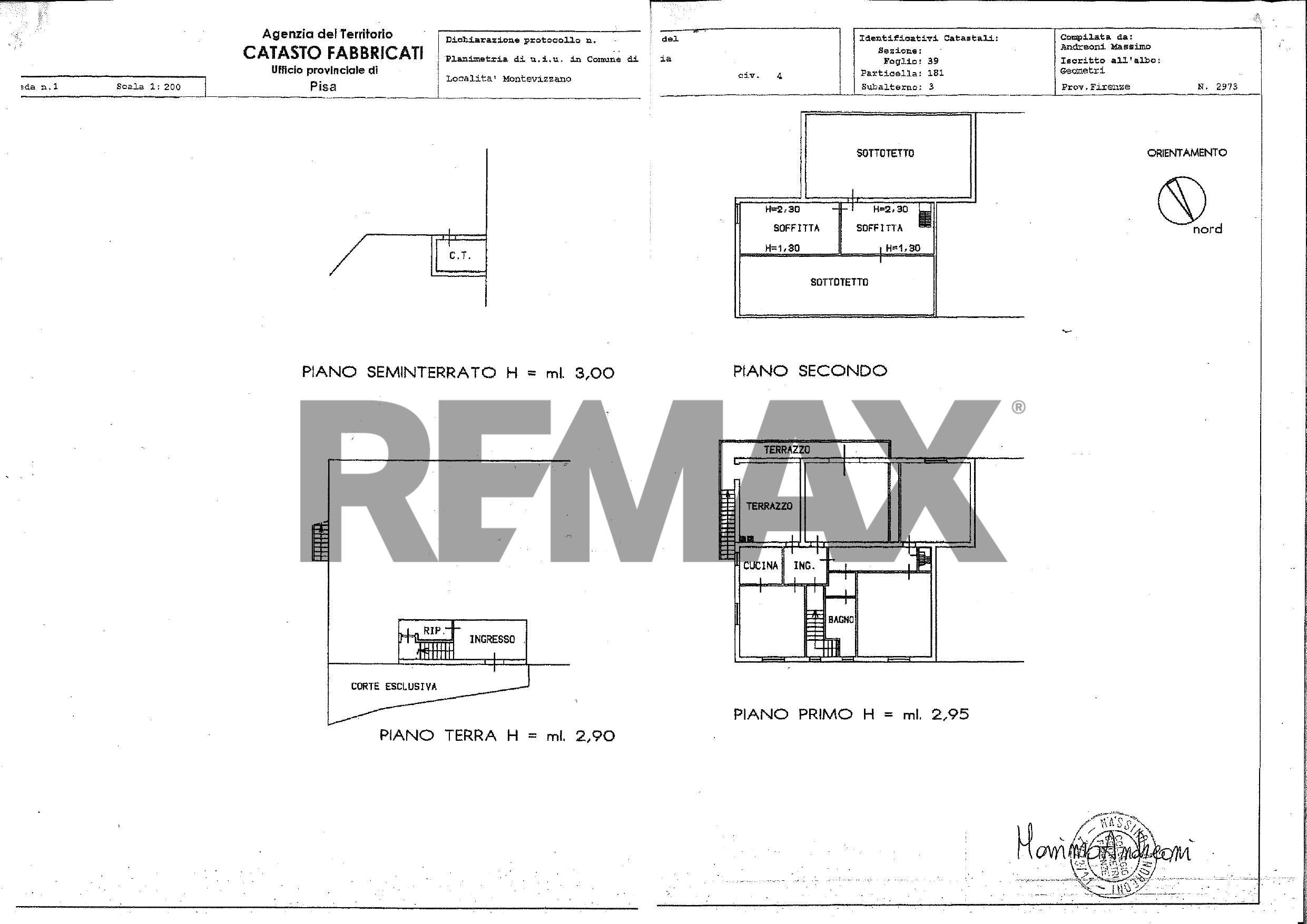 Pianta 2D - Four-room apartment Località le Murella
 
4, Palaia - floor plans 1