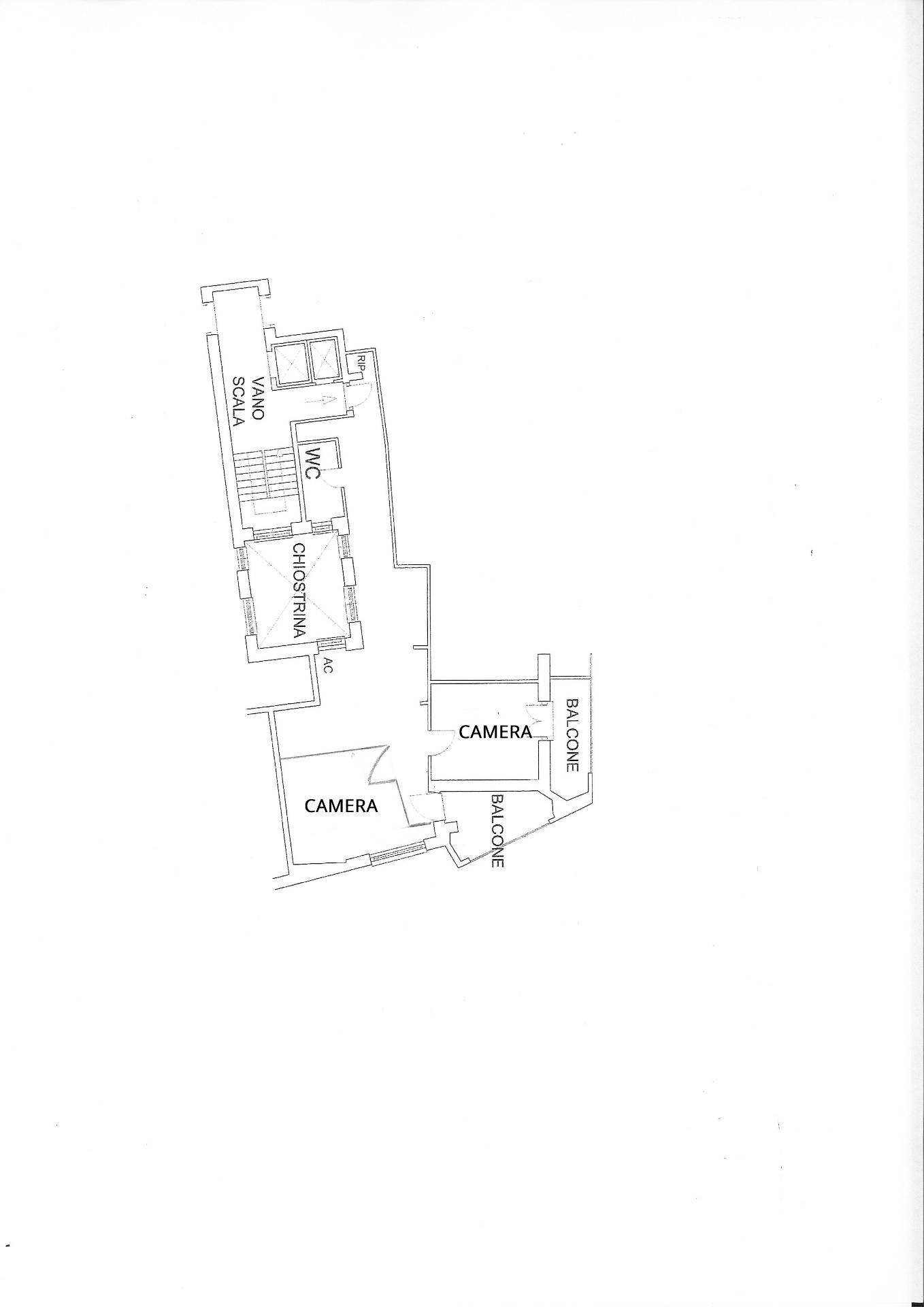 Two-room apartment Via Nemorense, Roma - floor plans 1