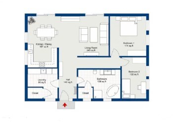 Planimetria - One-room apartment Via Roma, Canicattini Bagni - photo 11
