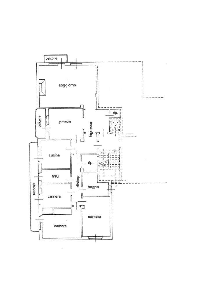 Apartment Via burolo, Ivrea - floor plans 1