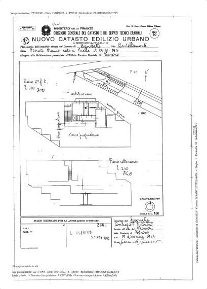 Three-room apartment Banchette - floor plans 1