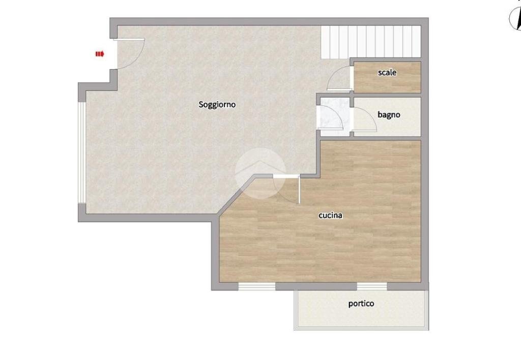 Villa a Schiera Via Europa, Santarcangelo di Romagna - planimetria 1