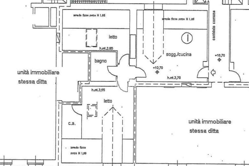 Trilocale Via caudana, Gassino Torinese - planimetria 1