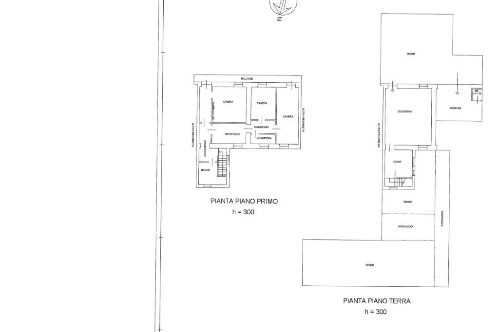 Casa semi indipendente Via Montebello, Cassolnovo - planimetria 1