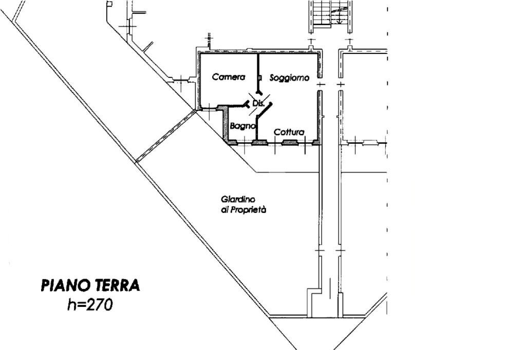 Two-room apartment Via G. Puccini, Grezzago - floor plans 1