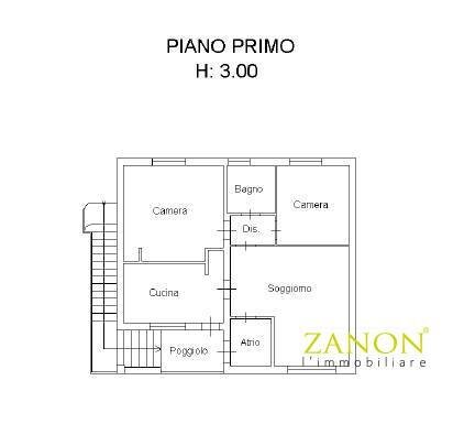 Foto 32 - Quadrilocale Via Romana, Monfalcone - planimetria 1