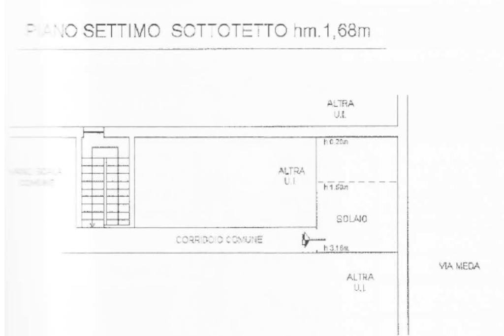 Three-room apartment Via Torino, Rho - floor plans 1