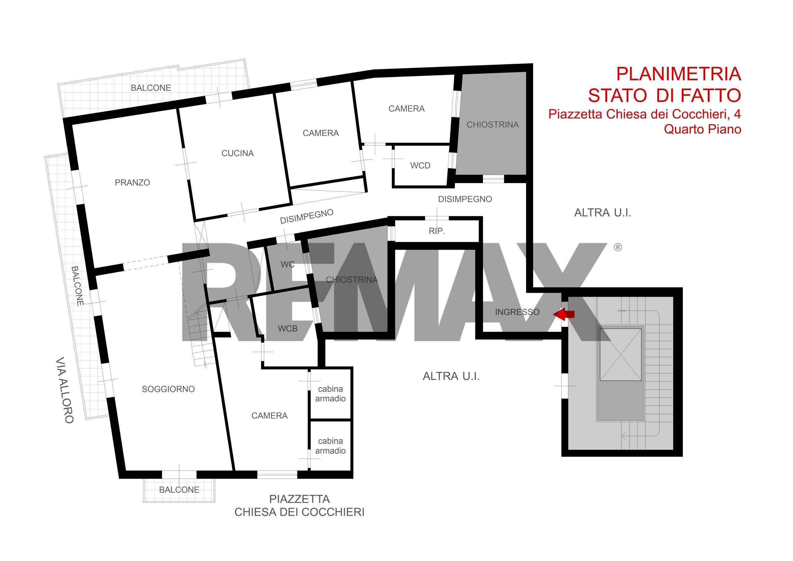 Pianta 2D - Attic Piazzetta Chiesa Dei Cocchieri
 
4, Palermo - floor plans 1