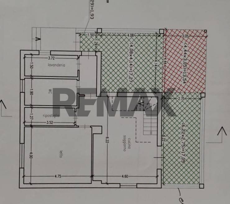 Pianta 2D - Four-room apartment VIA GIUSTO BONANNO
 
31, Misilmeri - floor plans 1